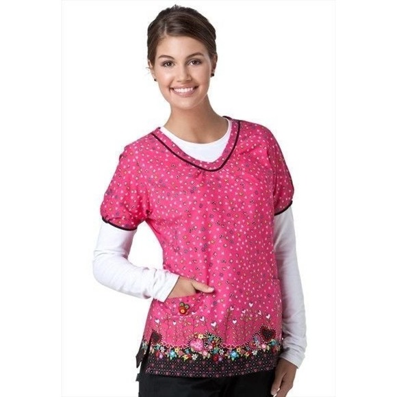 Scrub Top Bundle Mary Engelbreit & Owls Small - Picture 10 of 10